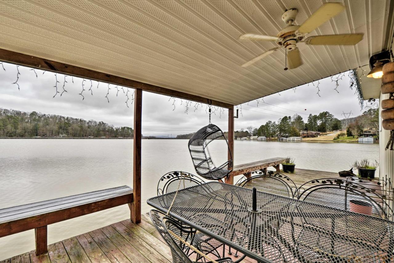 Guntersville Lake Home With Deck And Covered Boat Slip Scottsboro Esterno foto